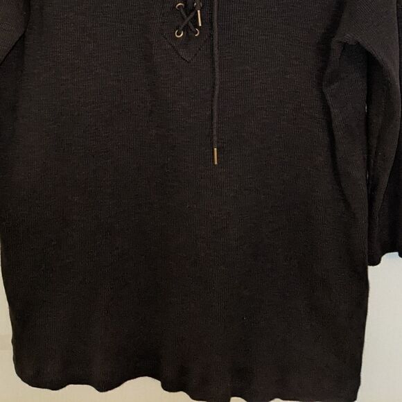 PRESWICK & MOORE LADIES SZ 1X SHIRT W\ LACES - Picture 3 of 8
